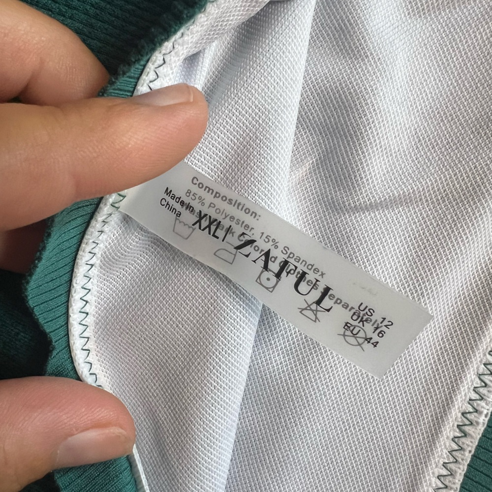 New - Teal High Waisted Bikini Set - Picture 6 of 9
